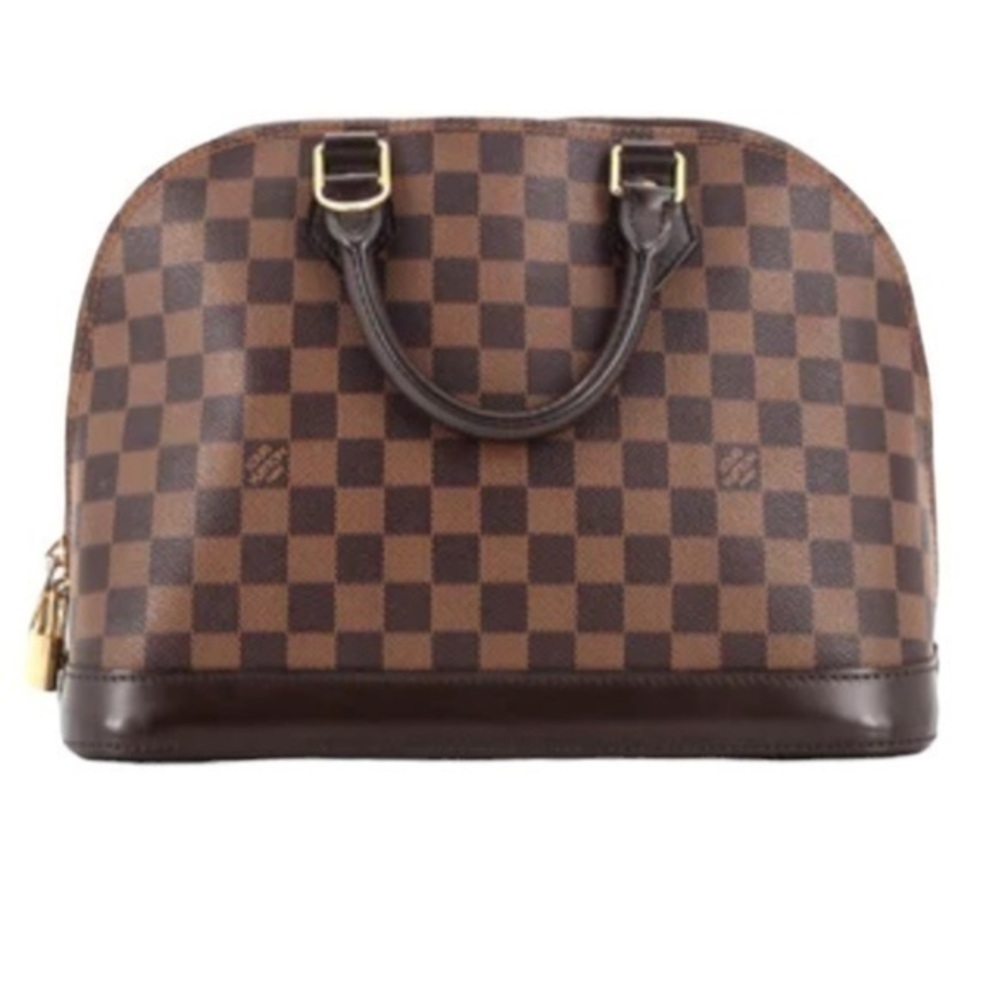 Louis Vuitton Brown Checkered Satchel